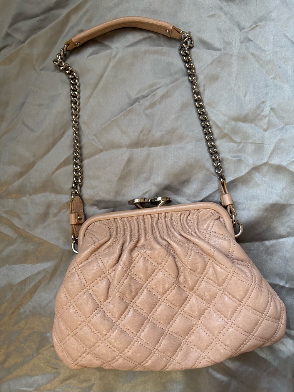 Marc Jacobs Y2K Stam Quilted Pink Chain-Handle Shoulder Bag